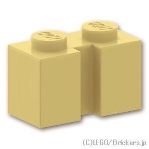レゴ パーツ ばら売り #4216 ブロック 1 x 2 - 縦溝：タン | LEGOの部品 | LEGO