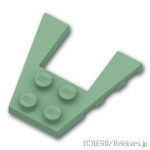 レゴ パーツ ばら売り #43719 ウェッジ プレート 4 x 4：サンドグリーン | LEGOの部品 | LEGO