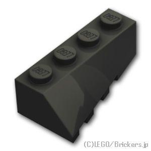 レゴ パーツ ばら売り #43720 ウェッジ 4 x 2 - スロープ 右：ブラック | LEGOの部品 | LEGO