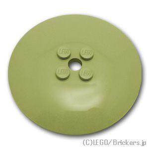 レゴ パーツ ばら売り #44375b ディッシュ 6 x 6：オリーブグリーン | LEGOの部品 | LEGO