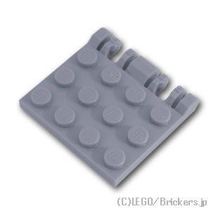 レゴ パーツ ばら売り #44570 ヒンジ プレート 3 x 4 - キャッチ / 2フィンガー：グレー | LEGOの部品 | LEGO