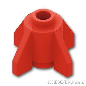 レゴ パーツ ばら売り #4588 ブロック ラウンド 1 x 1 - フィン付：レッド | LEGOの部品 | LEGO