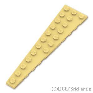 レゴ パーツ ばら売り #47397 ウェッジ プレート 12 x 3 -左：タン | LEGOの部品 | LEGO