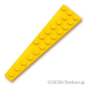 レゴ パーツ ばら売り #47398 ウェッジ プレート 12 x 3 - 右：イエロー | LEGOの部品 | LEGO