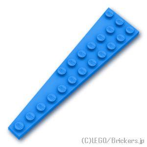 レゴ パーツ ばら売り #47398 ウェッジ プレート 12 x 3 - 右：ダークアズール | LEGOの部品 | LEGO
