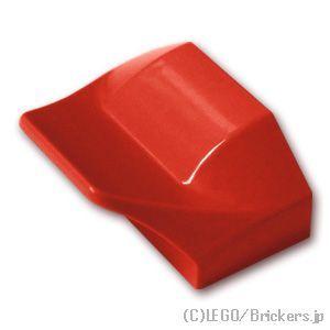 レゴ パーツ ばら売り #47458 スロープ カーブ 1 x 2 x 2/3 - ウィングエンド：レッド | LEGOの部品 | LEGO