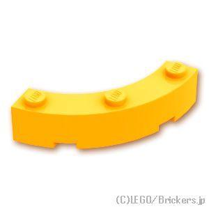 レゴ ブロック パーツ ばら売り #48092 ブロック ラウンドコーナー 4 x 4 - マカロニ：ブライトライトオレンジ | LEGOの部品 | LEGO