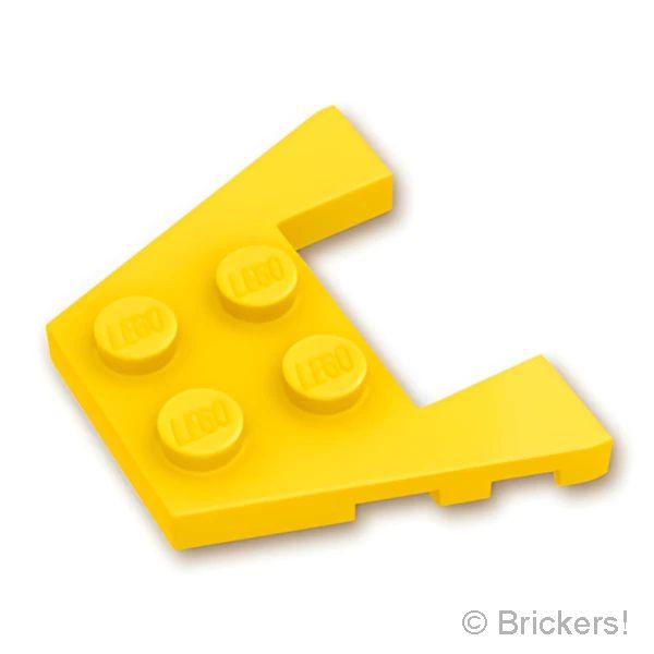 レゴ パーツ ばら売り #48183 ウェッジ プレート 3 x 4 - スタッドノッチ：イエロー | LEGOの部品 | LEGO