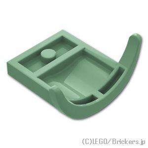 レゴ パーツ ばら売り #49097 マッドガード 3 x 3 x 1-アーチラウンド：サンドグリーン | LEGOの部品 | LEGO | 01