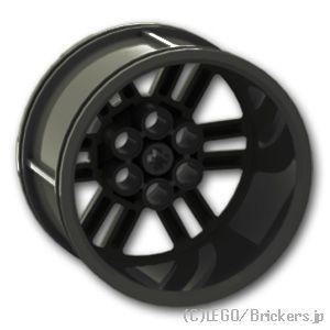 レゴ パーツ ばら売り #49294 ホイール 56mm x 34mm - テクニック レーシング ミディアム / ピンホール：ブラック | LEGOの部品 | LEGO | 01