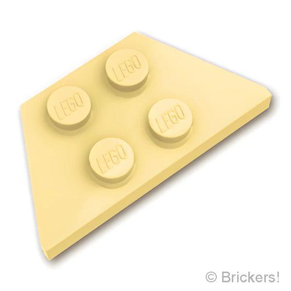 レゴ パーツ ばら売り #51739 ウェッジ プレート 2 x 4：タン | LEGOの部品 | LEGO
