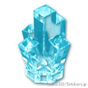 レゴ パーツ ばら売り #52 クリスタル / ロック - 1 x 1：トランスライトブルー | LEGOの部品 | LEGO