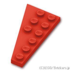 レゴ パーツ ばら売り #54383 ウェッジ プレート 6 x 3 - 右：レッド | LEGOの部品 | LEGO
