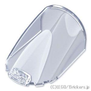 レゴ パーツ ばら売り #5498 ウインドスクリーン カーブ 6 x 6 x 3 2/3：トランスクリアー | LEGOの部品 | LEGO