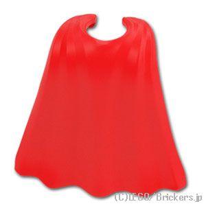 レゴ パーツ ばら売り #5725 ミニフィギュア ふんわりマント / ケープ - フレキシブルラバー：レッド | LEGOの部品 | LEGO