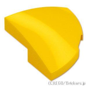 レゴ パーツ ばら売り #5852 スロープ カーブ コーナー 2 x 2 x 2/3 - ラウンド：イエロー | LEGOの部品 | LEGO