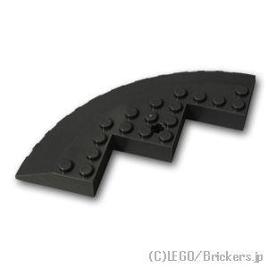 レゴ パーツ ばら売り #58846 ブロック ラウンド コーナー 10 x 10 - スロープ 33°ファセット：ブラック | LEGOの部品 | LEGO | 01