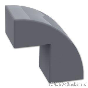 レゴ パーツ ばら売り #5907 スロープ カーブ 2 x 1 x 1 2/3：ダークグレー | LEGOの部品 | LEGO