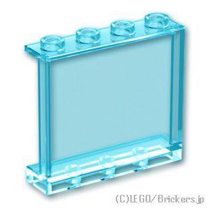 レゴ パーツ ばら売り #60581 パネル 1 x 4 x 3 - サイドサポート：トランスライトブルー | LEGOの部品 | LEGO | 01