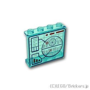 レゴ パーツ ばら売り パネル 1 X 4 X 3 サイドサポート デススター パターン トランスライトブルー Lego 部品 pb113 042 レゴブロック専門店ブリッカーズ 通販 Yahoo ショッピング