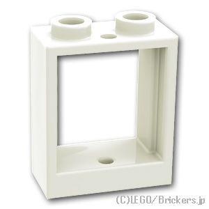 LEGO（レゴ） パーツ ばら売り #60592 ウィンドウ 1 x 2 x 2 - フラットフロント：ホワイト | LEGOの部品 ...