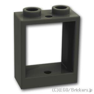 LEGO（レゴ） パーツ ばら売り #60592 ウィンドウ 1 x 2 x 2 - フラットフロント：ブラック | LEGOの部品 ...