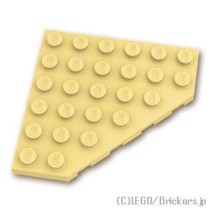 レゴ パーツ ばら売り #6106 ウェッジ プレート 6 x 6 - コーナー：タン | LEGOの部品 | LEGO