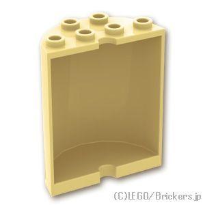 レゴ パーツ ばら売り #6259 シリンダー ハーフ 2 x 4 x 4：タン | LEGOの部品 | LEGO | 01