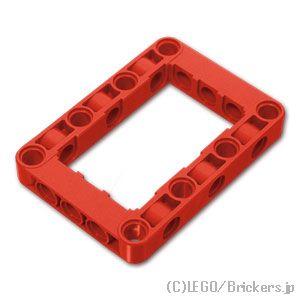 LEGO（レゴ） パーツ ばら売り #64179 テクニック リフトアーム フレーム 5 x 7 - オープンセンター：レッド | LEGOの ...