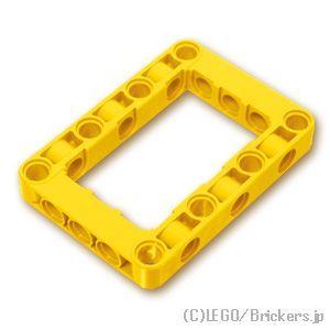 レゴ パーツ ばら売り #64179 テクニック リフトアーム フレーム 5 x 7 - オープンセンター：イエロー | LEGOの部品 | LEGO