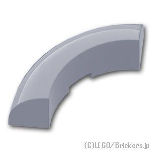 レゴ パーツ ばら売り #65617 ブロック ラウンド コーナー 3 x 3 - スタッドなし：グレー | LEGOの部品 | LEGO