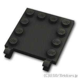 レゴ パーツ ばら売り #66252 タイル 4 x 4 - エッジスタッド / 2クリップ：ブラック | LEGOの部品 | LEGO