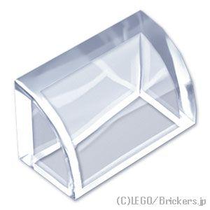 レゴ パーツ ばら売り #7134 スロープ カーブ 1 x 2：トランスクリアー | LEGOの部品 | LEGO