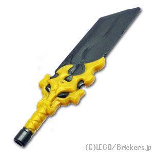 LEGO（レゴ） パーツ ばら売り #7268pb01 剣 - ドラゴンヘッドパターン