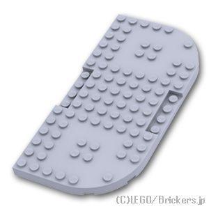 レゴ パーツ ばら売り #74166 ブロック 8 x 16 x 2/3 - インデント 1 x 4 / 角丸コーナー：グレー | LEGOの部品 | LEGO