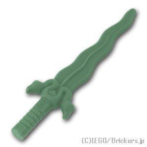レゴ パーツ ばら売り #75604 ラーヤの剣 - ドラゴンの装飾：サンドグリーン | LEGOの部品 | LEGO