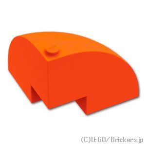 レゴ パーツ ばら売り #76776 ブロック ラウンド コーナー 5 x 5 x 3 1/3 - ドームトップ：レディッシュオレンジ  | LEGOの部品 | LEGO | 01