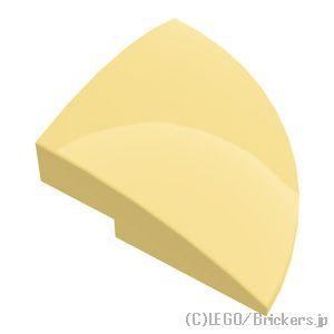 レゴ パーツ ばら売り #76797 スロープ カーブ コーナー 3 x 3 - ラウンド：タン | LEGOの部品 | LEGO