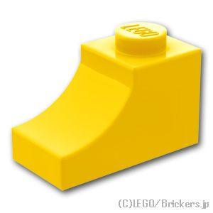 レゴ パーツ ばら売り #78666 アーチ インバート ハーフ 1 x 2：イエロー | LEGOの部品 | LEGO