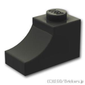 レゴ パーツ ばら売り #78666 アーチ インバート ハーフ 1 x 2：ブラック | LEGOの部品 | LEGO