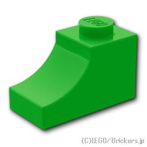 レゴ パーツ ばら売り #78666 アーチ インバート ハーフ 1 x 2：ブライトグリーン | LEGOの部品 | LEGO