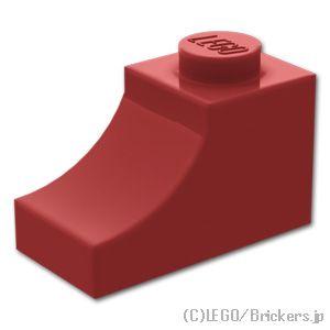 レゴ パーツ ばら売り #78666 アーチ インバート ハーフ 1 x 2：ダークレッド | LEGOの部品 | LEGO
