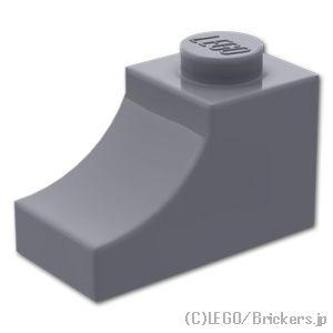レゴ パーツ ばら売り #78666 アーチ インバート ハーフ 1 x 2：ダークグレー | LEGOの部品 | LEGO