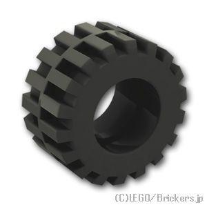 レゴ パーツ ばら売り #87697 タイヤ 21mm x 12mm - オフセット トレッド スモール ワイド：ブラック | LEGOの部品 | LEGO