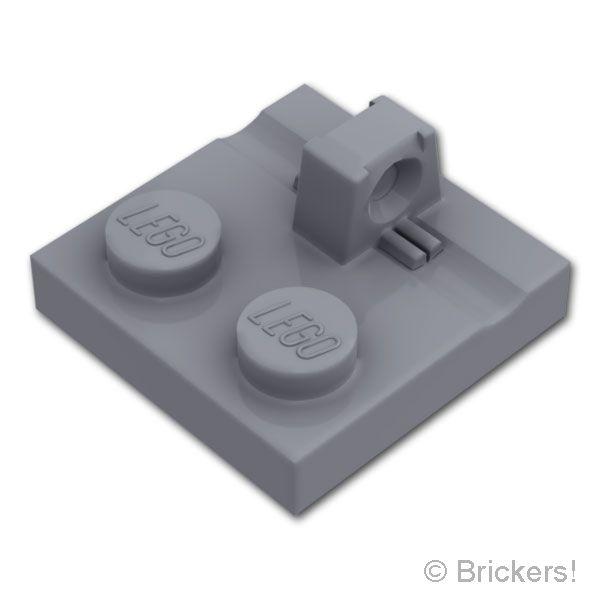 レゴ パーツ ばら売り #92582 ヒンジ プレート 2 x 2 - ロッキング トップ：ダークグレー | LEGOの部品 | LEGO