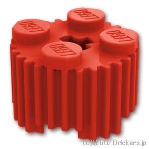 レゴ パーツ ばら売り #92947 ラウンド ブロック 2 x 2 - グリル：レッド | LEGOの部品 | LEGO