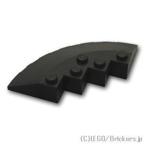 レゴ パーツ ばら売り #95188 ブロック ラウンド コーナー 6 x 6 - スロープ 33° ファセット：ブラック | LEGOの部品 | LEGO | 01