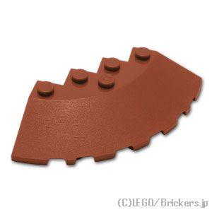 レゴ パーツ ばら売り #95188 ブロック ラウンド コーナー 6 x 6 - スロープ 33° ファセット：ブラウン | LEGOの部品 | LEGO