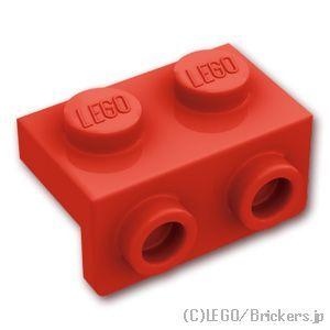 レゴ パーツ ばら売り #99781 ブラケット 1 x 2 - 1 x 2：レッド | LEGOの部品 | LEGO