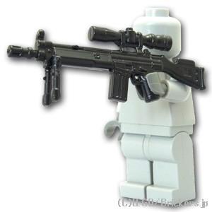 LEGO（レゴ） カスタムパーツ スナイパーライフル G3SG1：ブラック